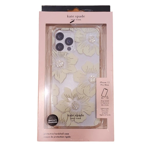 Kate Spade New York Hollyhock FloraliPhone 12 Pro Max Protective Case